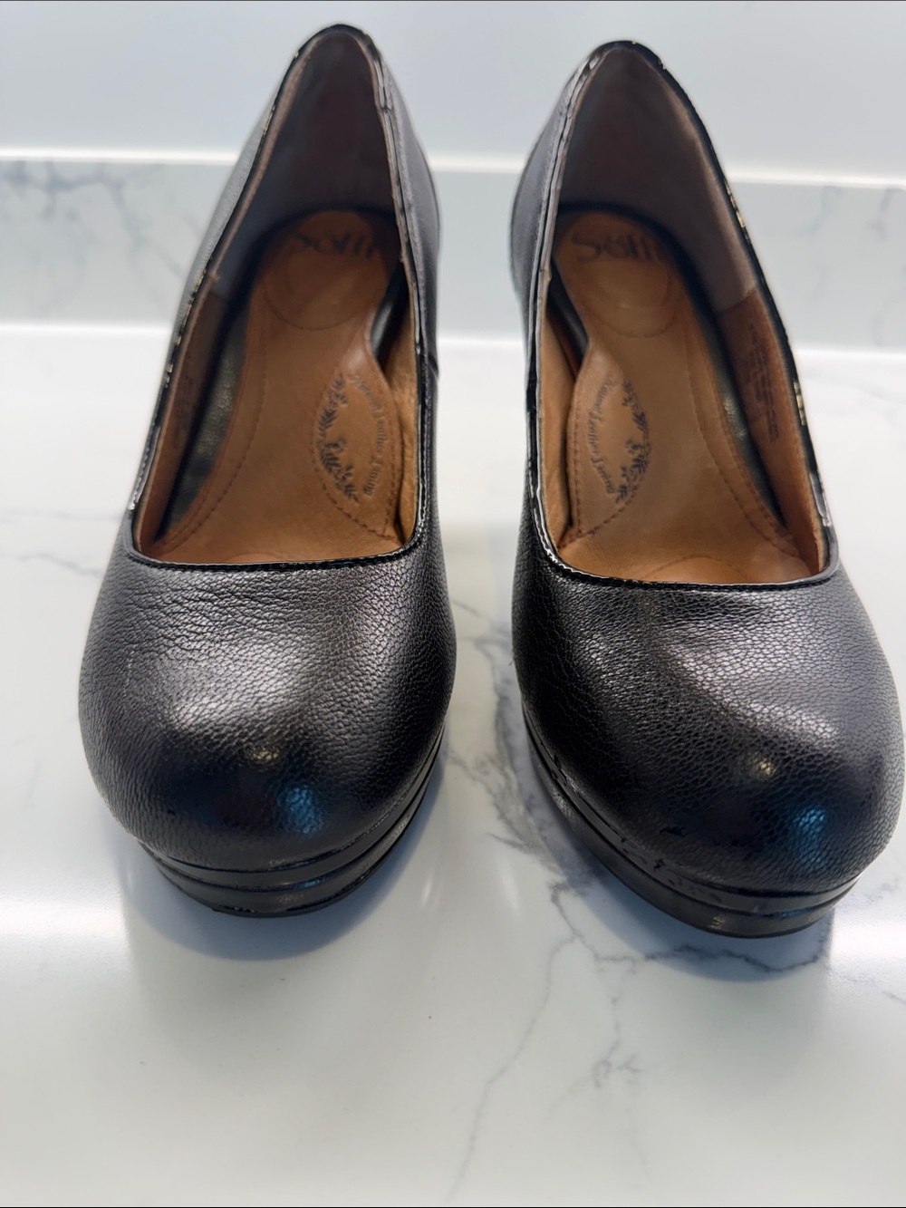 Sofft Black Women's Platform Comfort Pumps Size 8.5M